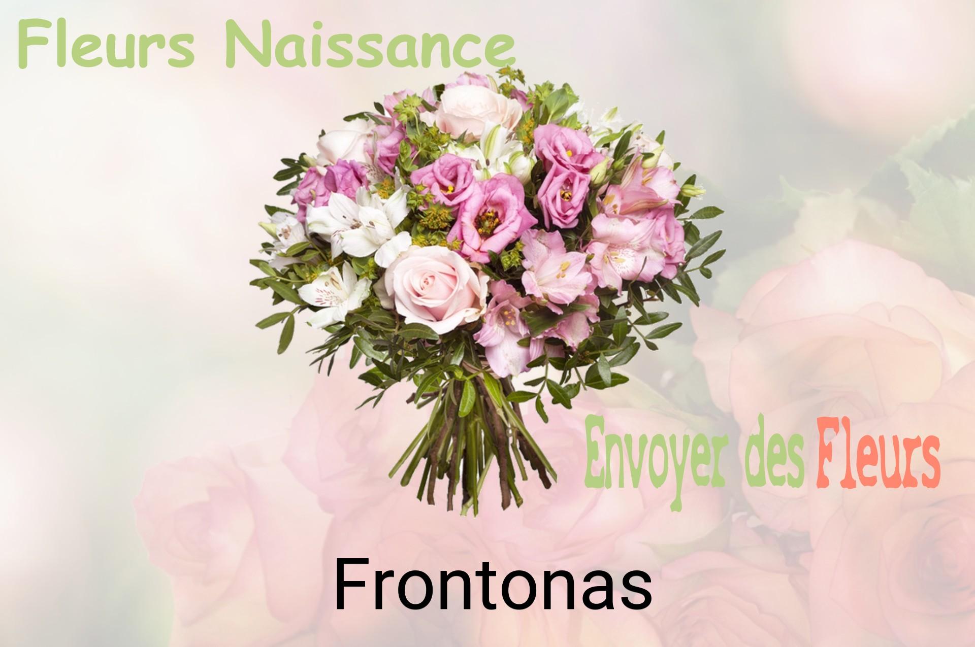Bouquet de fleurs de naissance livré à Frontonas